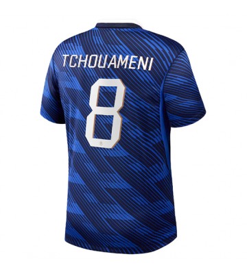 Frankrike Aurelien Tchouameni #8 Hemmatröja VM 2026 Kortärmad